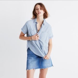 Madewell Courier Shirt in Stripe Play